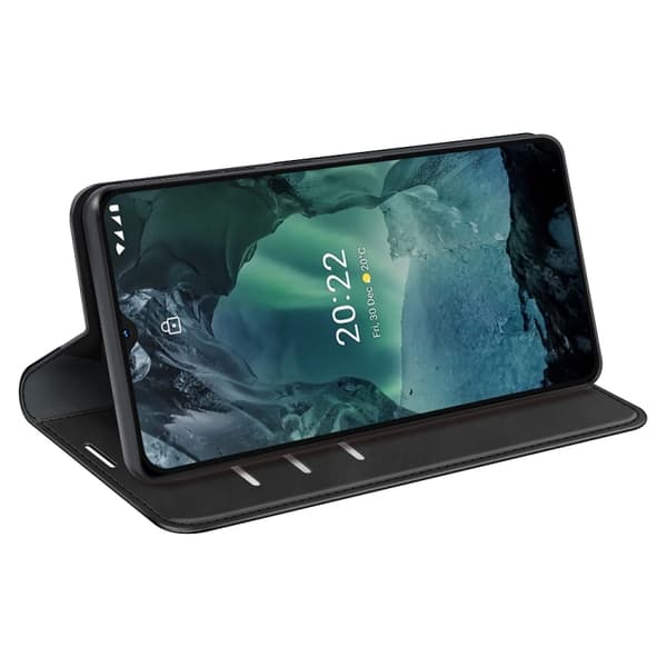 Nokia G11 / G21 Fodral Flip Skin Touch Svart
