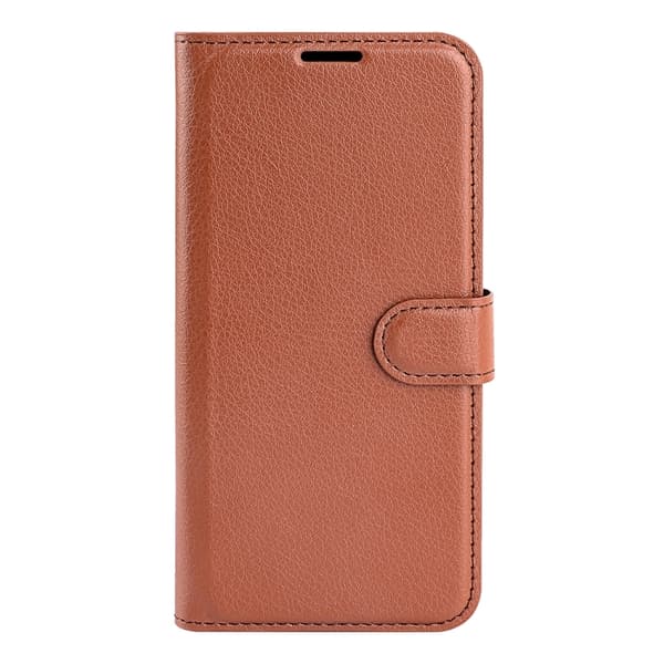 OnePlus 10 Pro 5G Fodral Litchi Textur Brun