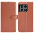 Miniatyrbild 1 av 6: OnePlus 10 Pro 5G Fodral Litchi Textur Brun