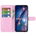Miniatyrbild 5 av 6: OnePlus 10 Pro 5G Fodral Litchi Textur Ljus Rosa