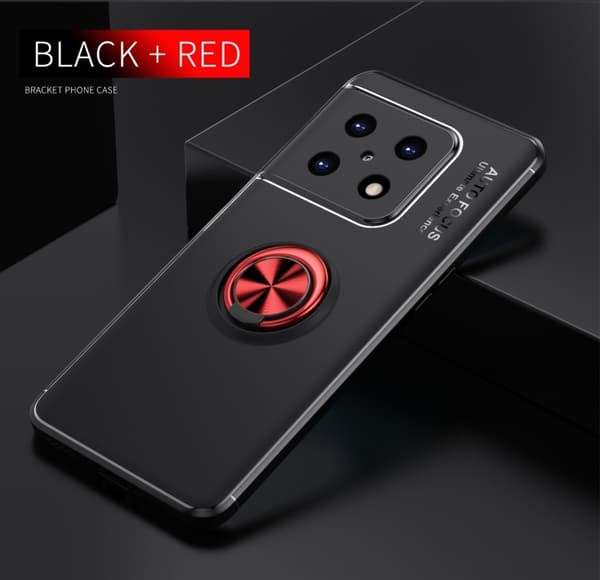OnePlus 10 Pro 5G Skal Ring Svart/Röd