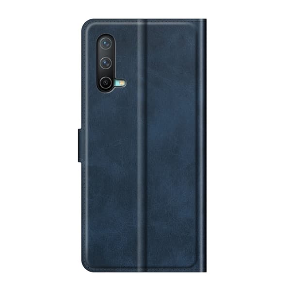 OnePlus Nord CE 5G - Solid Läder Fodral - Blå