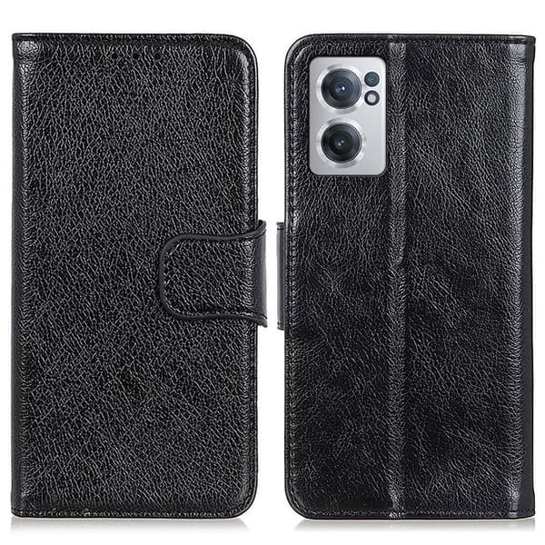 OnePlus Nord CE 2 5G Fodral Split Läder Svart