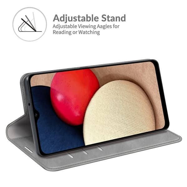 Samsung Galaxy A03s Magnetisk Flip Fodral Grå