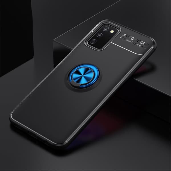 Samsung Galaxy A03s Skal Ring Svart/Blå