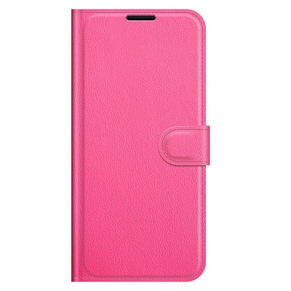Samsung Galaxy A03s Fodral Litchi Läder Rosa