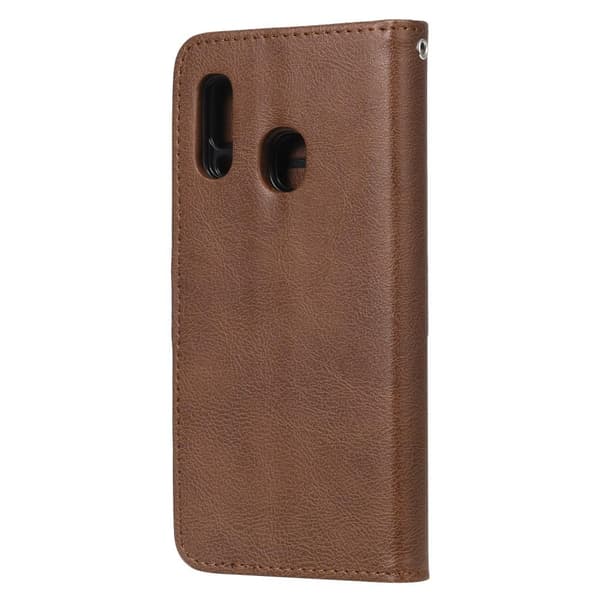 Samsung Galaxy A20e - 2in1 Magnet Skal / Plånboksfodral - Brun
