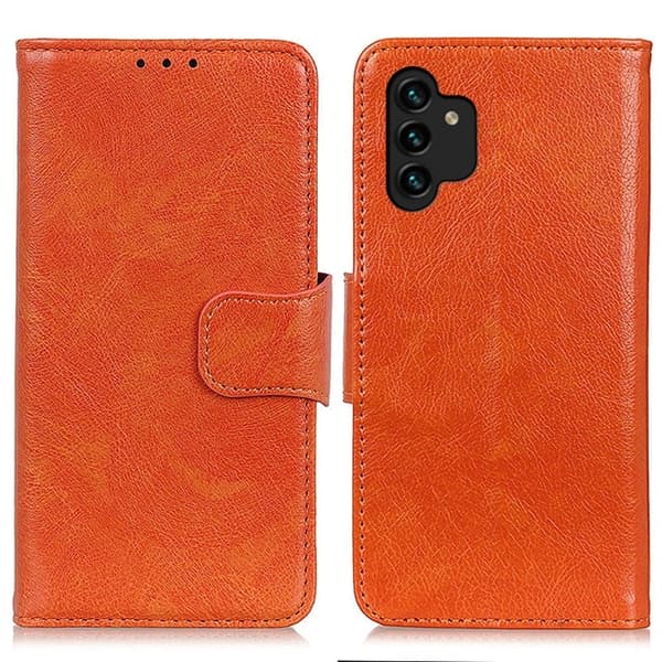 Samsung Galaxy A13 4G Fodral Nappa Läder Brun