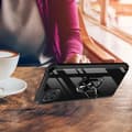 Miniatyrbild 6 av 6: Samsung Galaxy A22 5G - Shockproof Hybrid Ring Skal - Röd