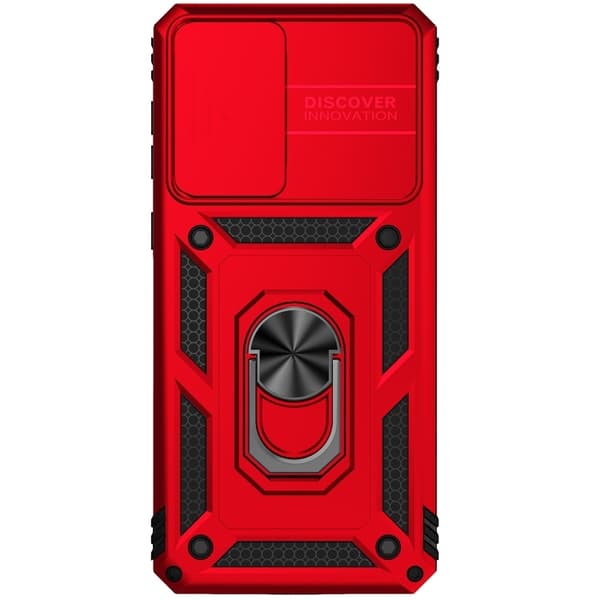 Samsung Galaxy A33 5G Skal Ring CamShield Röd