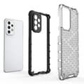 Miniatyrbild 5 av 6: Samsung Galaxy A33 5G Skal Hybrid Honeycomb Blå
