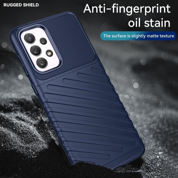 Samsung Galaxy A33 5G Skal Twill Textur Blå