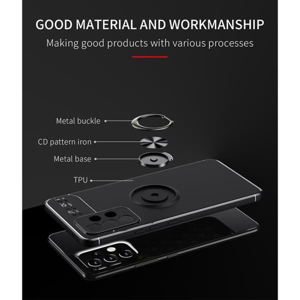 Samsung Galaxy A33 5G Skal Ring Röd