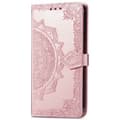 Miniatyrbild 2 av 6: Samsung Galaxy A53 5G Fodral Mandala Läder Roséguld