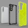 Miniatyrbild 3 av 6: Samsung Galaxy S21 FE Skal Armor Honeycomb Textur Vit