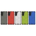 Miniatyrbild 5 av 6: Samsung Galaxy S21 FE Skal Armor Honeycomb Textur Vit