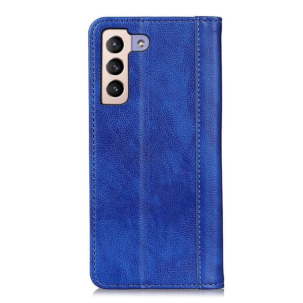 Samsung Galaxy S22 Plus Fodral Flip Split Läder Blå