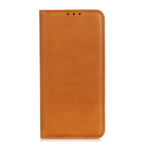 Samsung Galaxy S22 Plus Fodral Flip Split Läder Brun