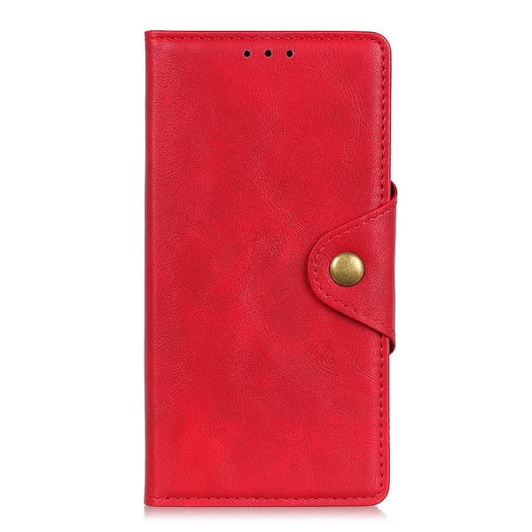 Samsung Galaxy S22 Plus Fodral Magnetisk Mässing Röd