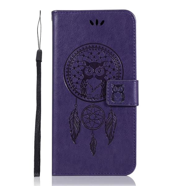 Samsung Galaxy S22 Plus Fodral Owl Dreamcatcher Lila