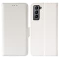 Miniatyrbild 1 av 6: Samsung Galaxy S22 Plus Fodral Litchi Textur Vit