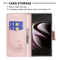 Miniatyrbild 3 av 6: Samsung Galaxy S22 Ultra Fodral Butterfly Roséguld