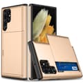 Miniatyrbild 1 av 6: Samsung Galaxy S22 Ultra Skal Hybrid Med Kortfack Guld