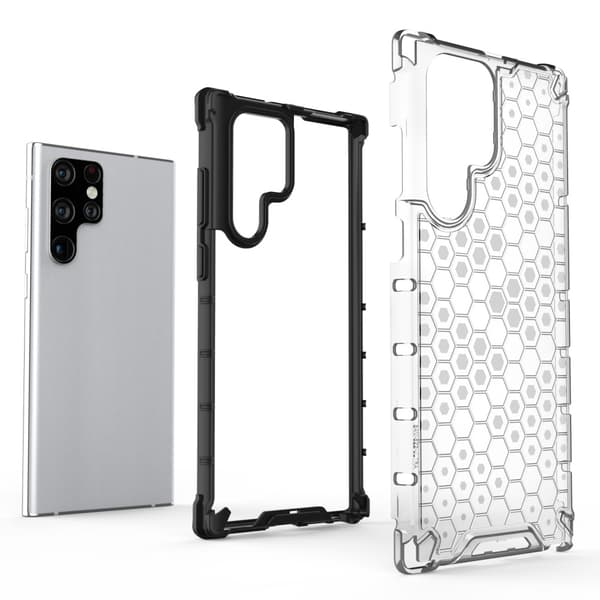 Samsung Galaxy S22 Ultra Skal Armor Honeycomb Svart