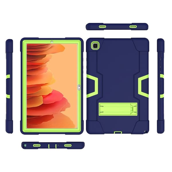 Samsung Galaxy Tab A7 10.4 Skal Shockproof Hybrid Med Kickstand Blå/Grön