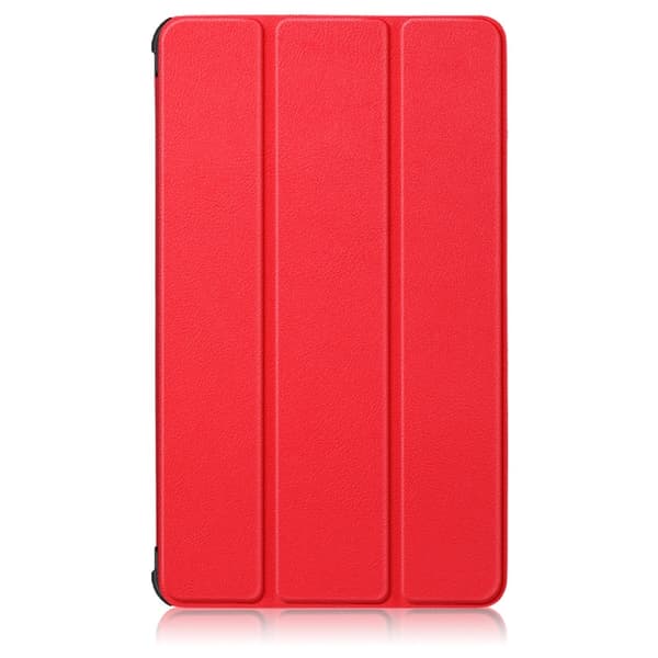 Samsung Galaxy Tab A7 Lite 8.7 - Tri-Fold Läder Fodral - Röd