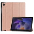 Miniatyrbild 1 av 6: Samsung Galaxy Tab A8 10.5 (2021) Fodral Tri-Fold Shockproof Roséguld