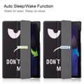 Miniatyrbild 5 av 6: Samsung Galaxy Tab A8 10.5 (2021) Fodral Tri-Fold Dont Touch Me