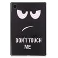 Miniatyrbild 2 av 6: Samsung Galaxy Tab A8 10.5 (2021) Fodral Tri-Fold Dont Touch Me