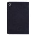 Miniatyrbild 3 av 6: Samsung Galaxy Tab A8 10.5 (2021) Fodral Tryckt Flower Svart