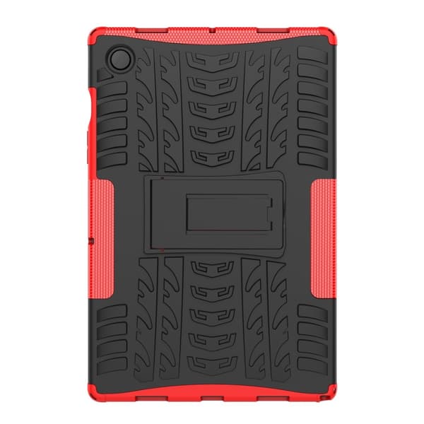 Samsung Galaxy Tab A8 10.5 (2021) Skal Rugged Kickstand Armor Röd