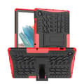 Miniatyrbild 1 av 6: Samsung Galaxy Tab A8 10.5 (2021) Skal Rugged Kickstand Armor Röd