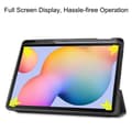 Miniatyrbild 4 av 6: Samsung Galaxy Tab S6 Lite - Tri-Fold Fodral Med Pennhållare - Svart