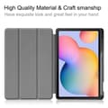 Miniatyrbild 5 av 6: Samsung Galaxy Tab S6 Lite - Tri-Fold Fodral Med Pennhållare - Svart