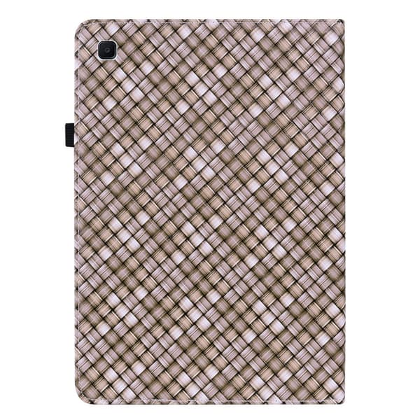 Samsung Galaxy Tab S6 Lite Fodral Vävd Textur Brun