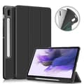 Miniatyrbild 1 av 5: Galaxy Tab S7 FE/S7 Plus/S8 Plus Tri-Fold Fodral Med Pennhållare Svart