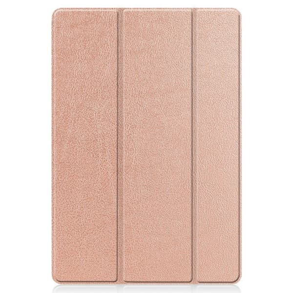 Samsung Galaxy Tab S7 Plus / Tab S8 Plus Tri-Fold Fodral Pennhållare Roséguld