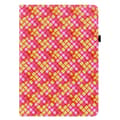 Miniatyrbild 2 av 6: Samsung Galaxy Tab S7 Plus / Tab S8 Plus Fodral Vävd Textur Rosa/Gul