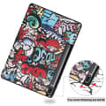 Miniatyrbild 3 av 6: Samsung Galaxy Tab S7 Plus / Tab S8 Plus Fodral Tri-Fold Pennhållare