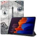 Miniatyrbild 1 av 6: Samsung Galaxy Tab S7 Plus / Tab S8 Plus Fodral Tri-Fold Pennhållare