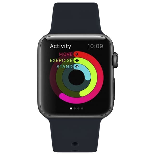 Silikon Armband Apple Watch 42/44/45 mm Mörk Blå