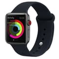 Miniatyrbild 2 av 3: Silikon Armband Apple Watch 42/44/45 mm Mörk Blå