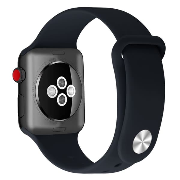 Silikon Armband Apple Watch 42/44/45 mm Mörk Blå