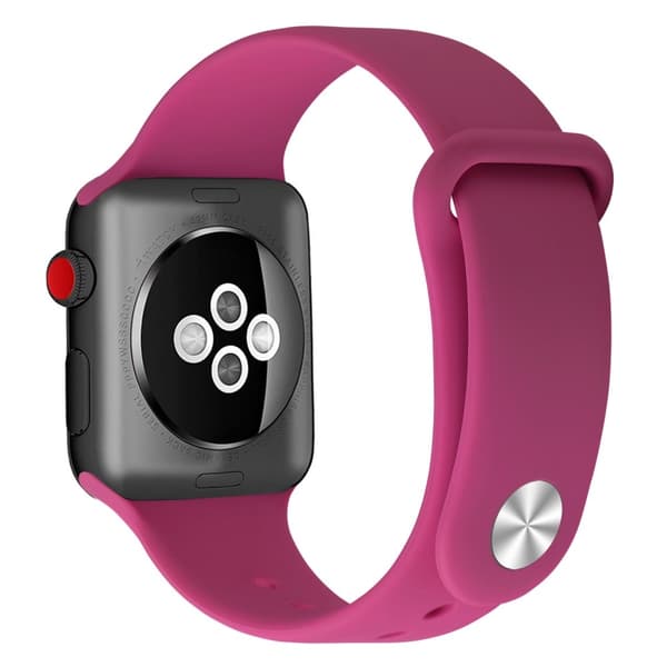 Silikon Armband Apple Watch 42/44/45 mm Rosa