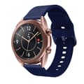 Miniatyrbild 4 av 4: Silikon Armband För Smartwatch (20mm) - Mörk Blå