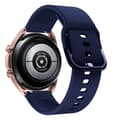 Miniatyrbild 2 av 4: Silikon Armband För Smartwatch (20mm) - Mörk Blå